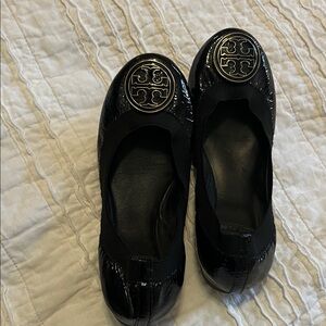 Tory Burch Black Flats